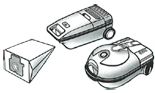 PANASONIC Staubsaugerbeutel zu Ihrem PANASONIC MC-CG463 | inkClub