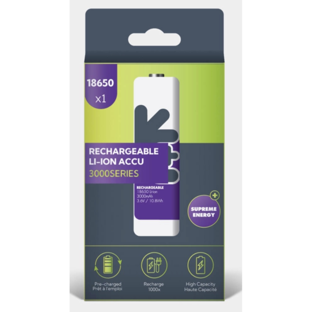 Uniross Lithium 18650 3000mAh 3,6V 1p