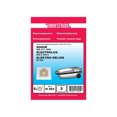Haneström Støvsugerposer, syntetfiber, 5stk. DU12053 Modsvarer: N/A