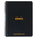 Rhodia NoteBook wire black A5+ ruled