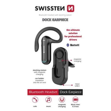 Swissten alt Swissten Bluetooth Headset Dock Earpiece