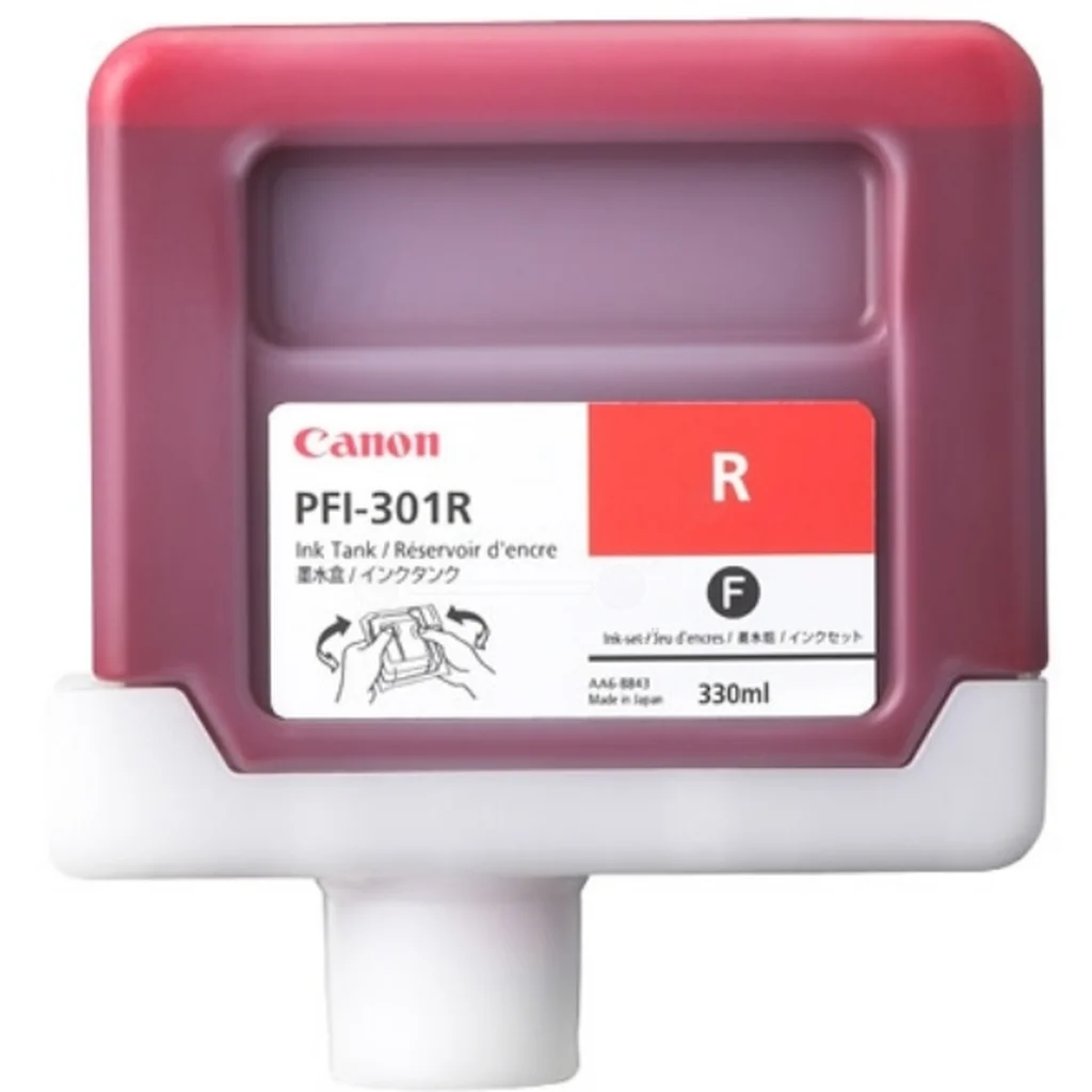 Canon PFI-301 R Bläckpatron Röd