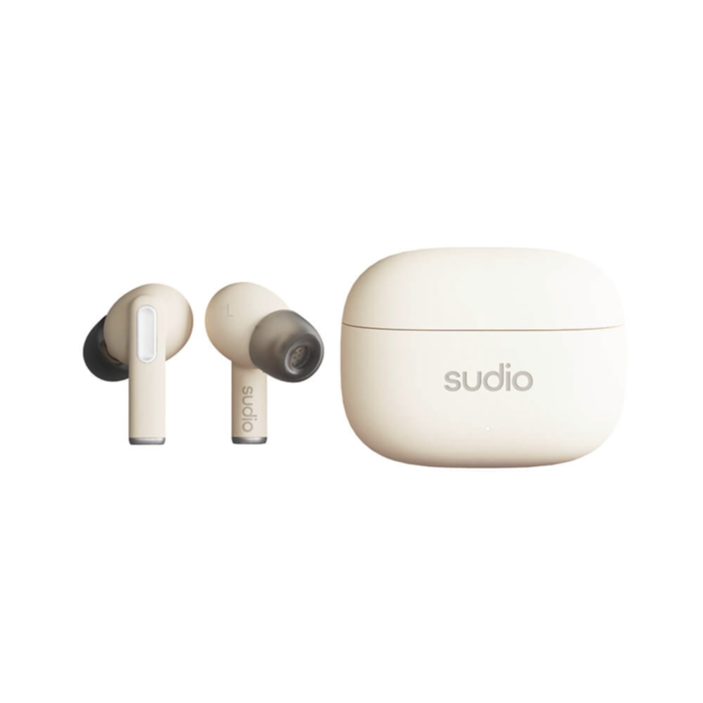 Sudio Sudio A1 Pro In-Ear True Wireless ANC Hodetelefon Sand 7350071386897 Tilsvarer: N/A