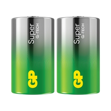 GP Super Alkaline Batteri D/LR20/13A 2-pack