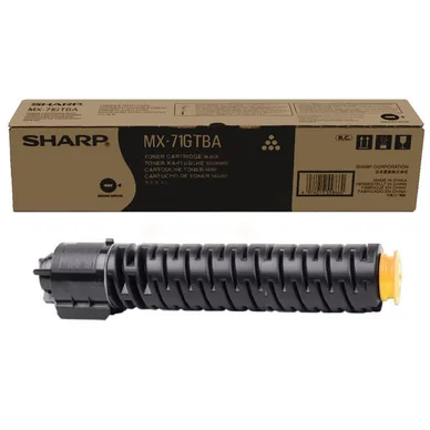 Sharp Tonerkassette sort 42.000 sider MX71GTBA Modsvarer: N/A