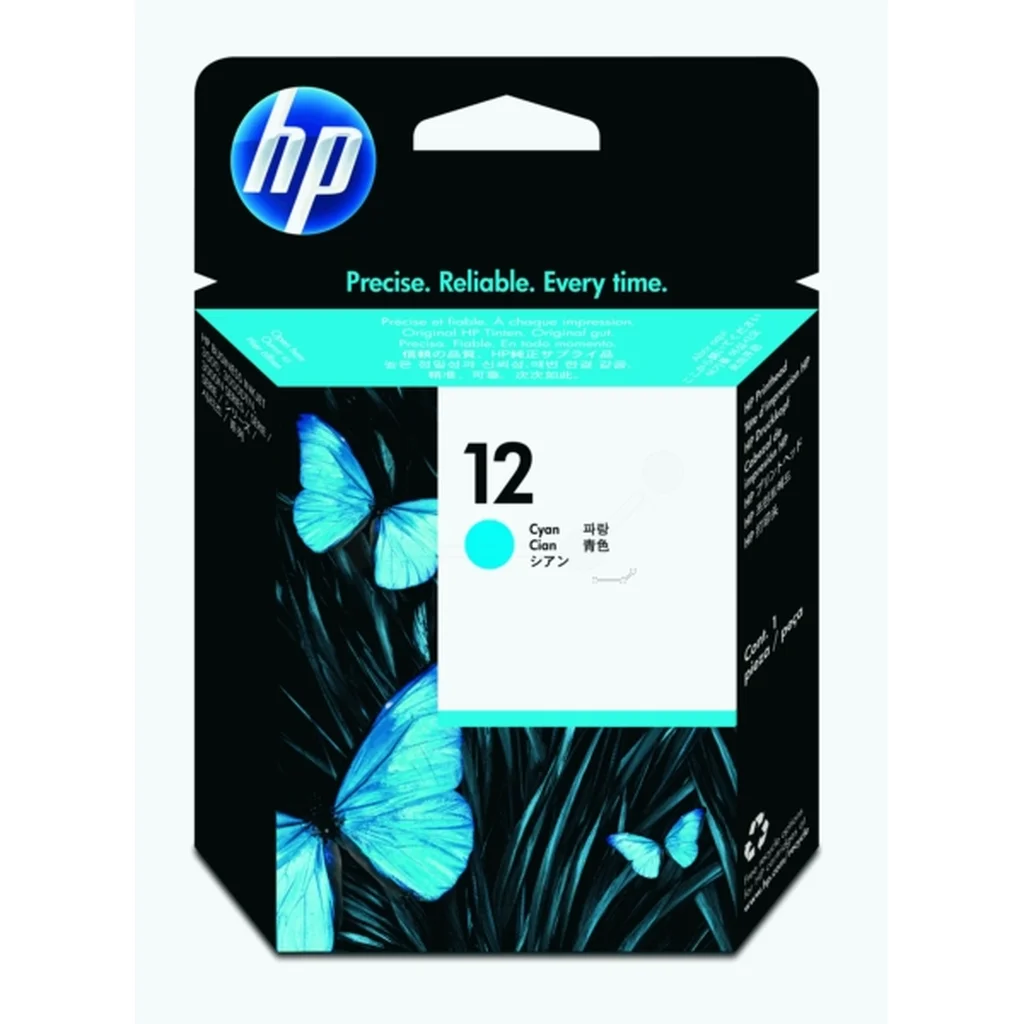 HP 12 Skrivhuvud cyan