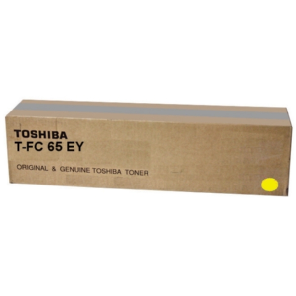 TOSHIBA Tonerkassett gul 29.500 sider T-FC65EY Tilsvarer: N/A