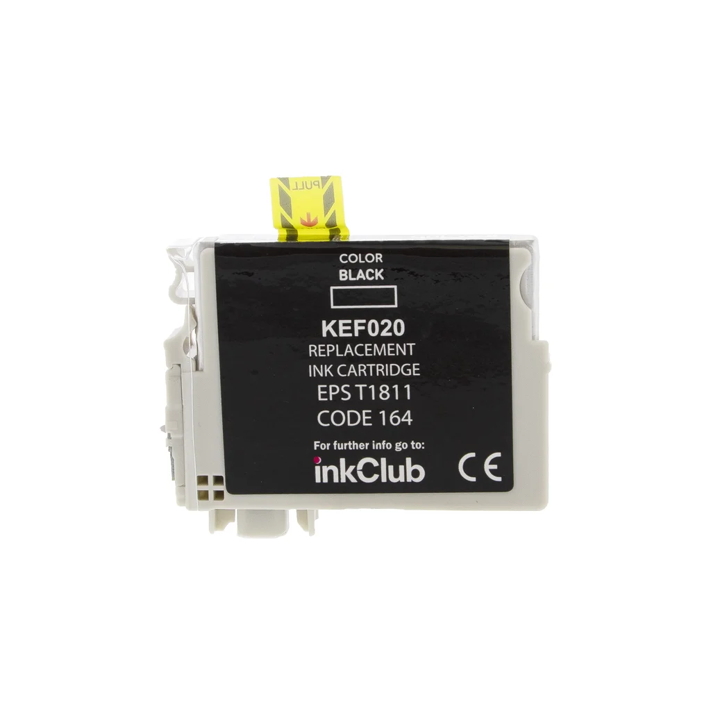 inkClub Bläckpatron, ersätter Epson 18XL, svart, 470 sidor KEF020 ersätter T1811