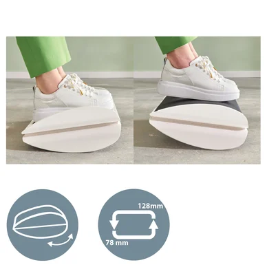 Leitz Ergo Justerbart fotstöd ljusgrå