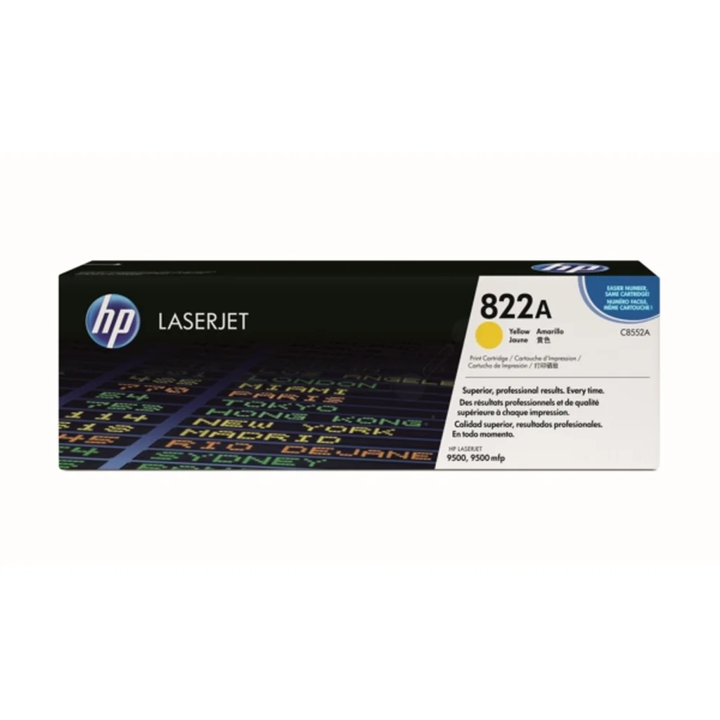 HP 822A Tonerkassett Gul