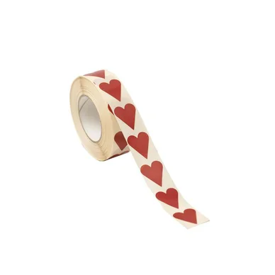 Other Etiket hjerte rød 19x24mm på rulle 1000stk 7391487000106 Modsvarer: N/A