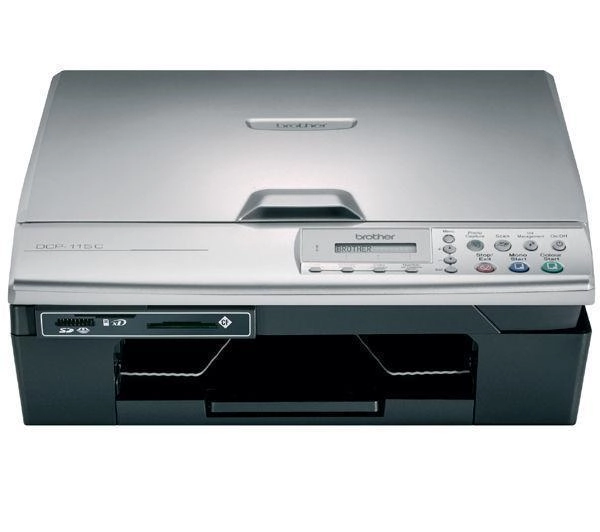 BROTHER BROTHER DCP 115C – bläckpatroner och papper