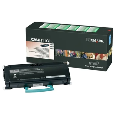 Lexmark Tonerkassette sort 9.000 sider, høj kapacitet, return X264H11G Modsvarer: N/A billede