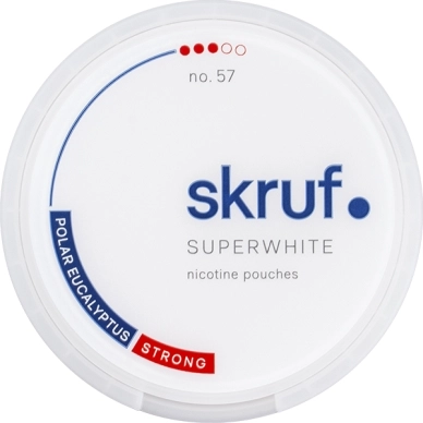 Skruf Superwhite No. 57 Polar Eucalyptus Strong Slim Skruf Superwhite No. 57 Polar Eucalyptus Strong Slim