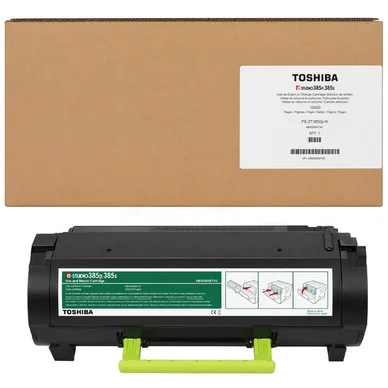 TOSHIBA Tonerkassette sort 10.000 sider T-3850P-R Modsvarer: N/A