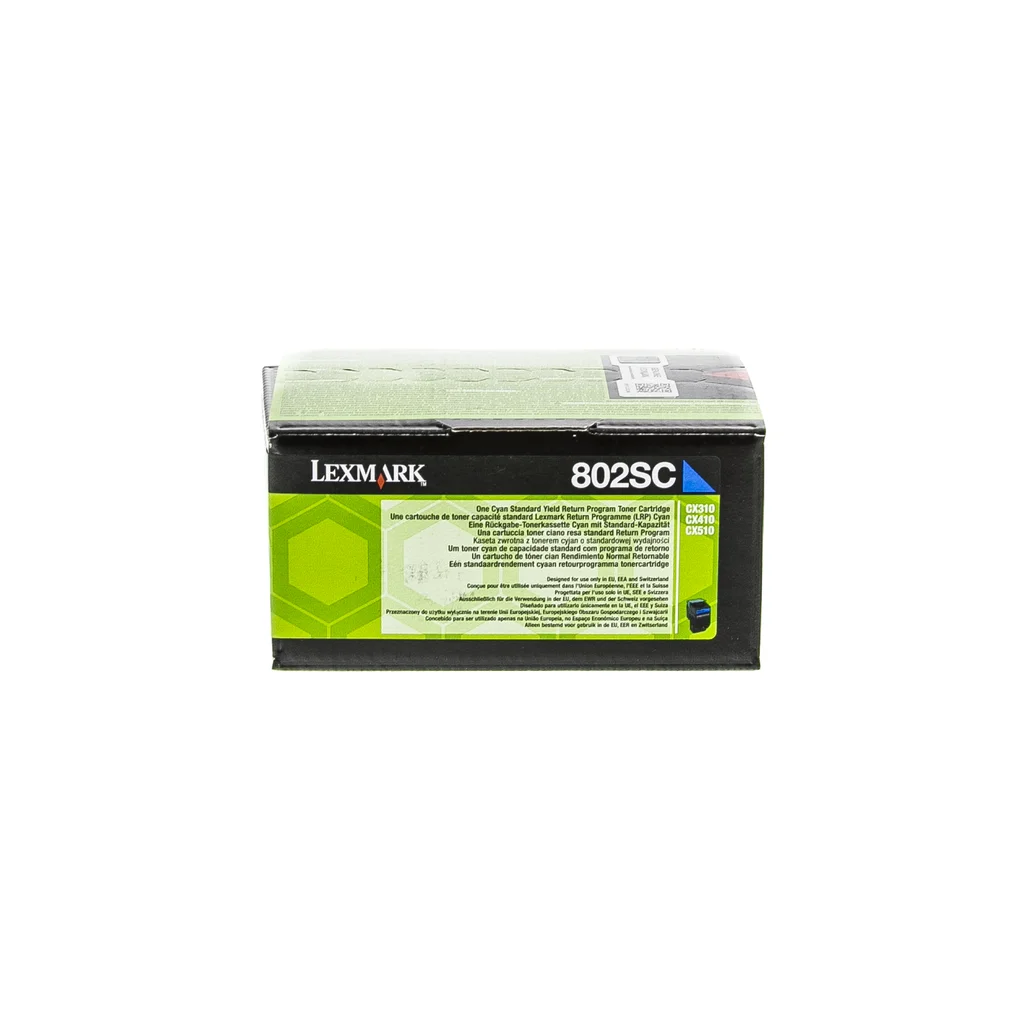 Lexmark 802SC Tonerkassett Cyan