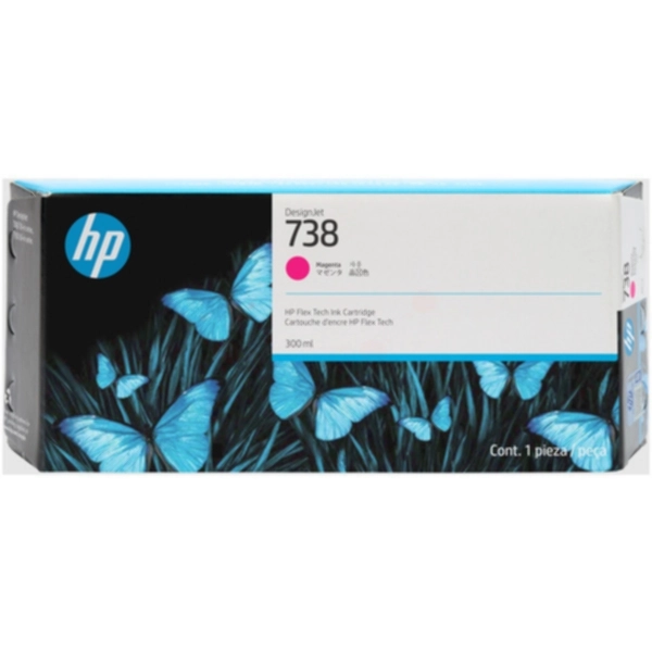 HP 738 Bläckpatron Magenta