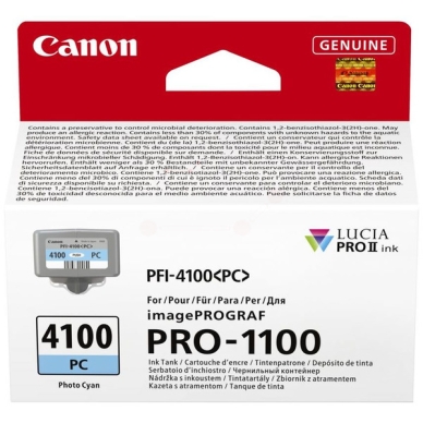 CANON Canon PFI-4100 Druckerpatrone Cyan foto passend für: imagePROGRAF Pro-1100;imagePROGRAF Pro-1100 GB;imagePROGRAF Pro-1100 Series