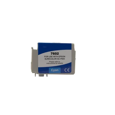 WL Blækpatron, erstatter Epson T7602, cyan, 32 ml 0T7602 Modsvarer: T7602
