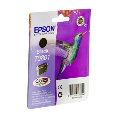 EPSON T0801 Bläckpatron Svart