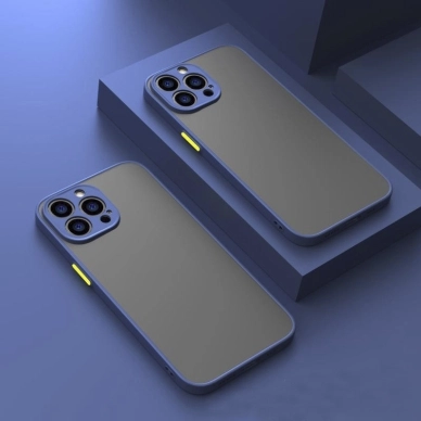 Turtos alt Mobilskal Shockproof iPhone 15 Pro Max, Navy Blue