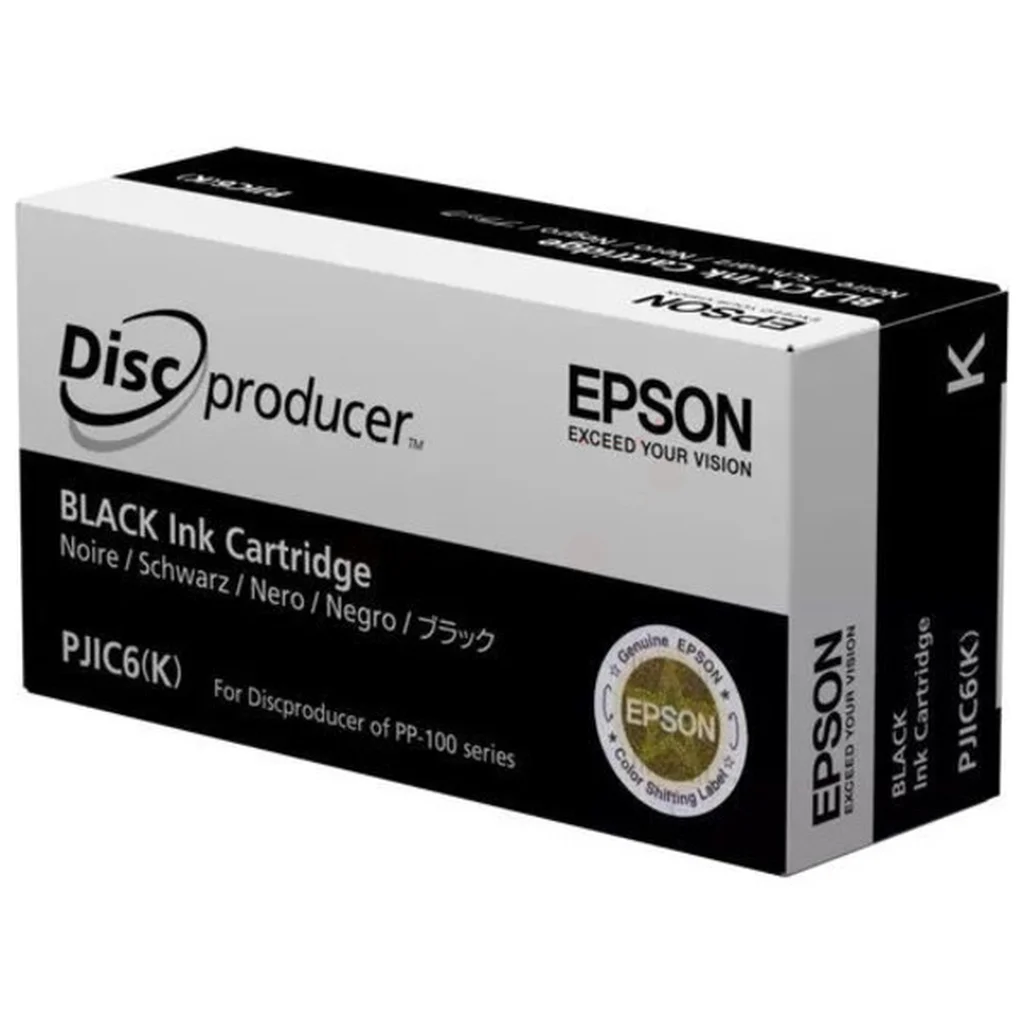 Epson PJIC6 Bläckpatron Svart