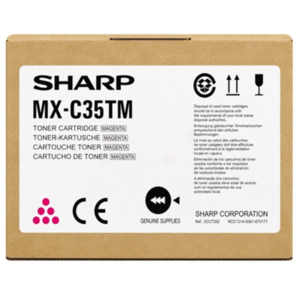 Sharp MX-C36T Tonerkassett Magenta