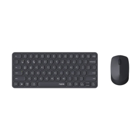 RAPOO Tastatur/Mus Sæt 9010M Trådløs Multi-Mode Sort