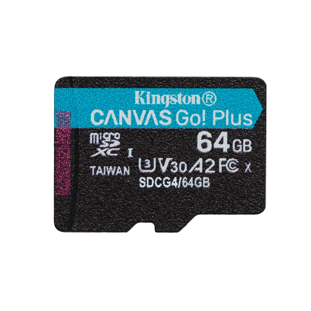 64GB microSDXC Canvas Go Plus Gen4 200R A2 U3 Single w/o ADP