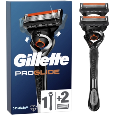 Gillette Gillette Proglide Flexball Rasiermesser + 2 Rasierklingen