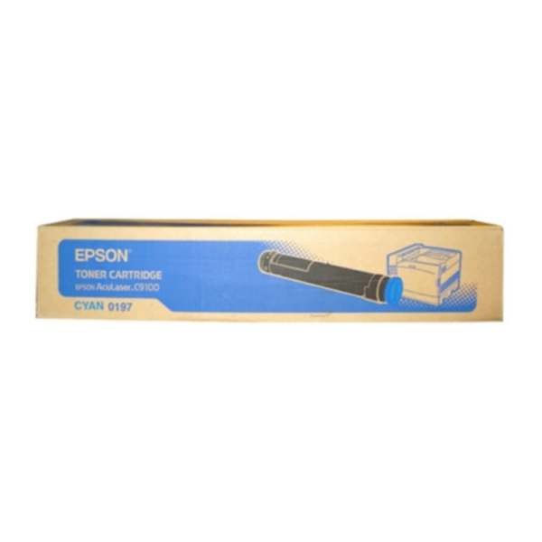 Epson Tonerkassett cyan 12.000 sider S050197 Tilsvarer: N/A