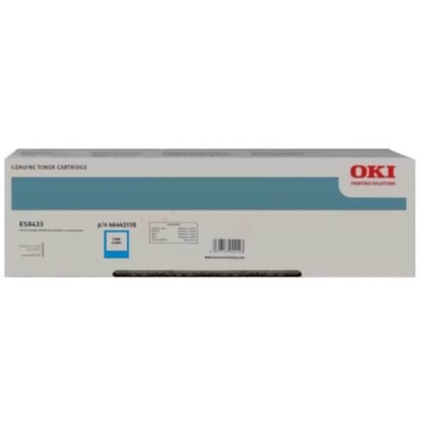 OKI OKI Tonerkassett Cyan 46443119 Tilsvarer: N/A