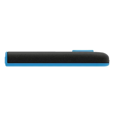 64GB UV128 USB 3.0 Memory Pen, Retractable, Black & Blue