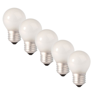 OSRAM 5-pakke E27 Glødepære Krone Opal 25W 2700K 4008321411686-5 Modsvarer: N/A