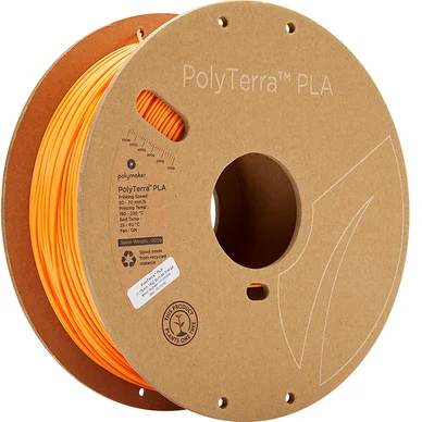 Polymaker Polymaker PolyTerra PLA - Sunrise Orange - 1,75mm - 1kg 6938936708483 Modsvarer: N/A