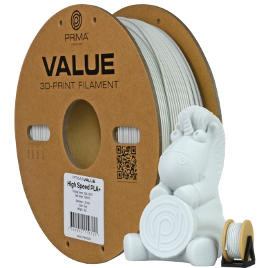 Prima PrimaValue PLA+ High Speed - 1,75mm - 1kg - Grijs 7340002119700 Replace: N/A