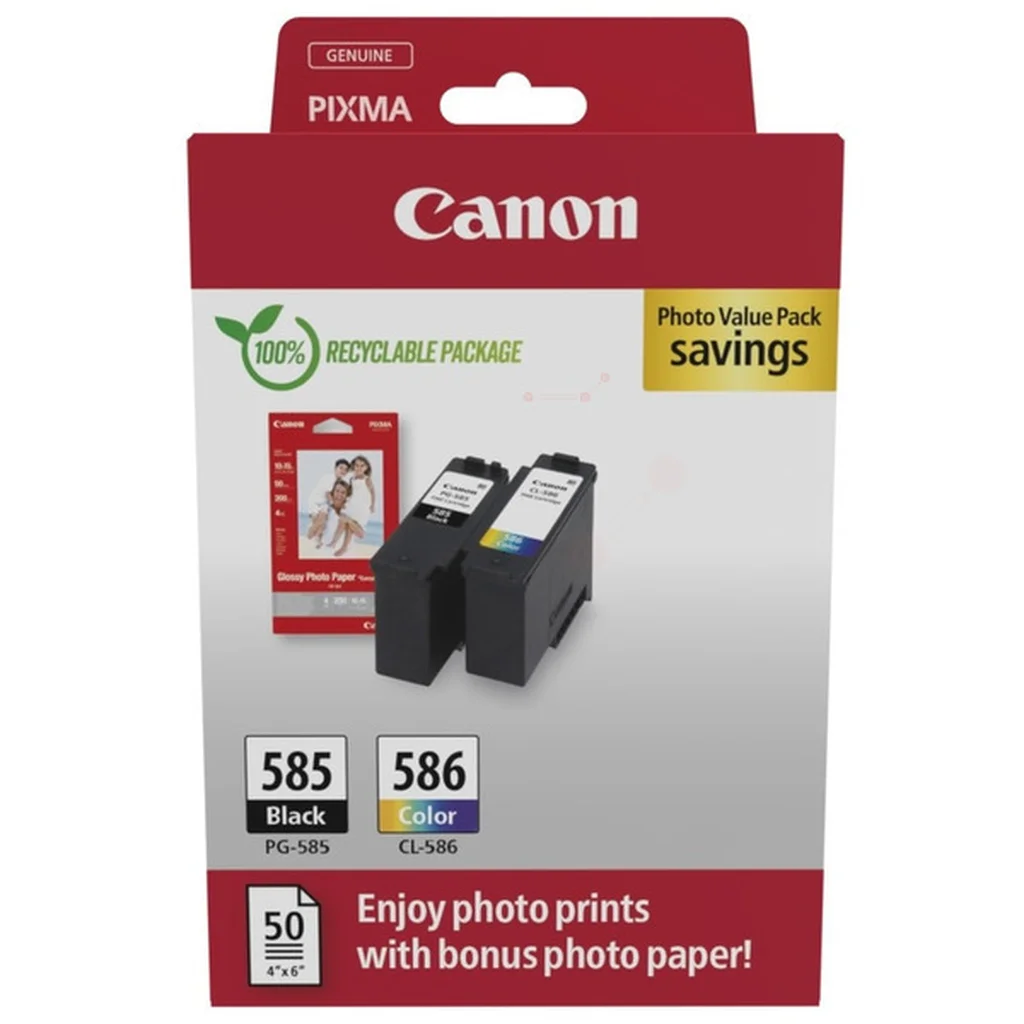 Canon PG-585 & CL-586 + GP-501A6-50pack