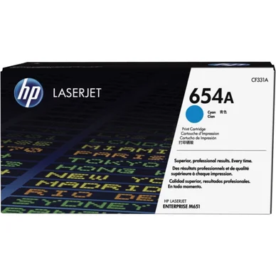 HP HP 654A Värikasetti cyan CF331A Vastaa: N/A