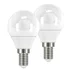 LED pære E14 4,9W 2700K 470 lumen 2-pakning krone