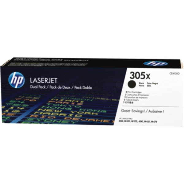 HP HP 305X Tonerkassett Svart CE410XD Tilsvarer: N/A