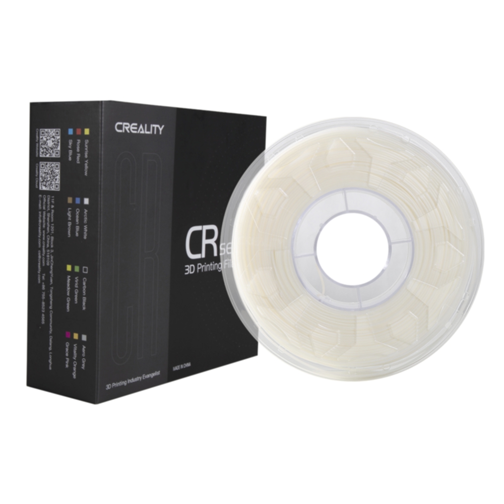 Creality Creality Creality CR-PLA - 1.75mm - 1kg Ivory White PLA-filament,3D skrivarförbrukning