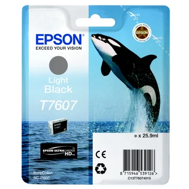 Epson Epson T7607 Mustepatruuna Vaalea musta T7607 Vastaa: N/A