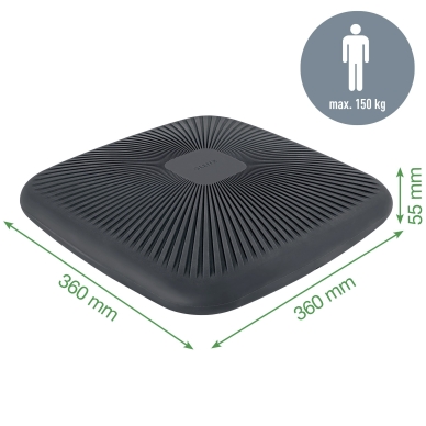 Leitz Ergo Active balancepude Mørkegrå