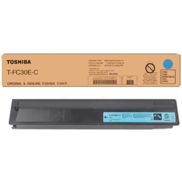 TOSHIBA Tonerkassett cyan 33.600 sider T-FC30EC