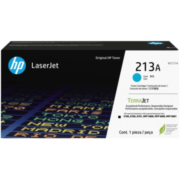 HP HP 213A Tonerkassett cyan W2131A Tilsvarer: N/A