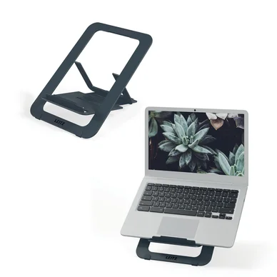 Leitz Leitz Ergo aluminium ultraflad justerbar laptop stand Mørkegrå 63460089 Modsvarer: N/A billede