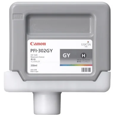 Canon Canon PFI-302 GY Blækpatron Grå PFI-302GY Modsvarer: N/A billede