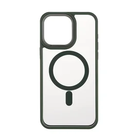 Bumper-suojakuori MagSeries vihreä/kirkas iPhone 15 Pro Max
