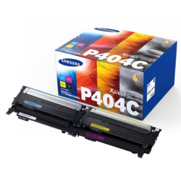 Samsung Tonerkassetter B/C/M/Y, Rainbow kit CLT-P404C Tilsvarer: N/A
