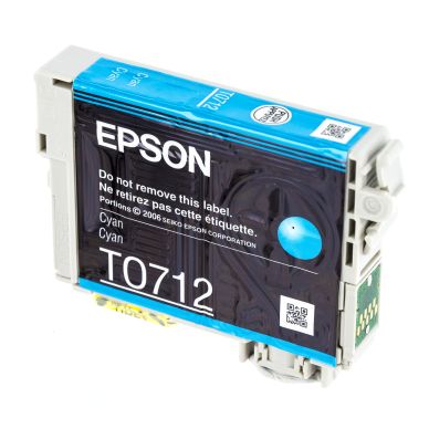 EPSON alt EPSON T0712 Blækpatron Cyan